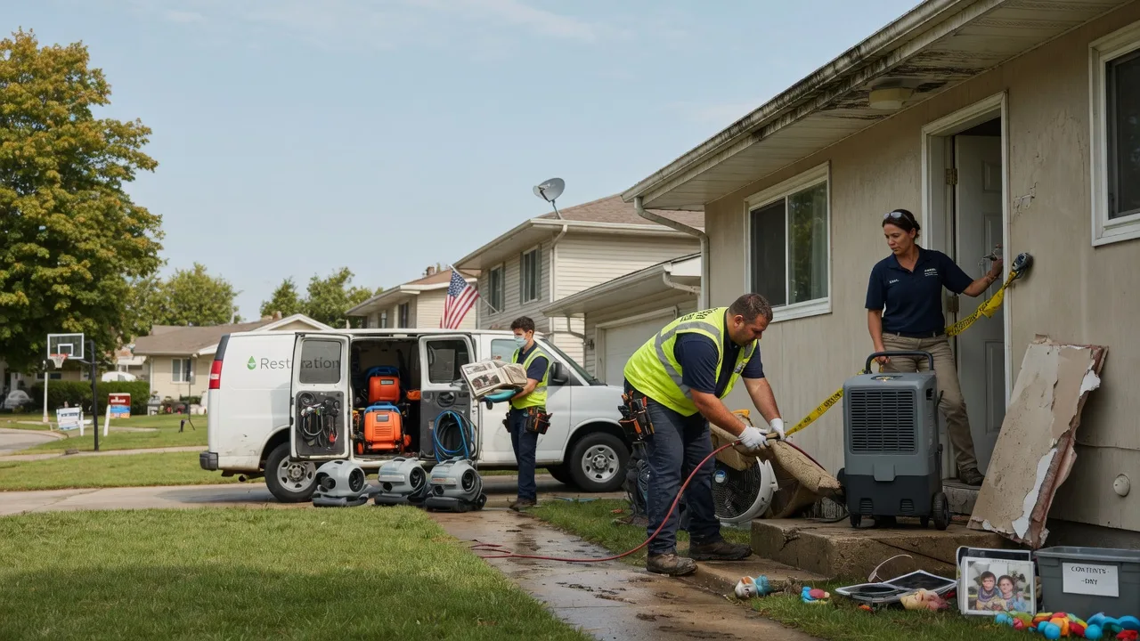 Water Damage Restoration in Omaha, IL near me